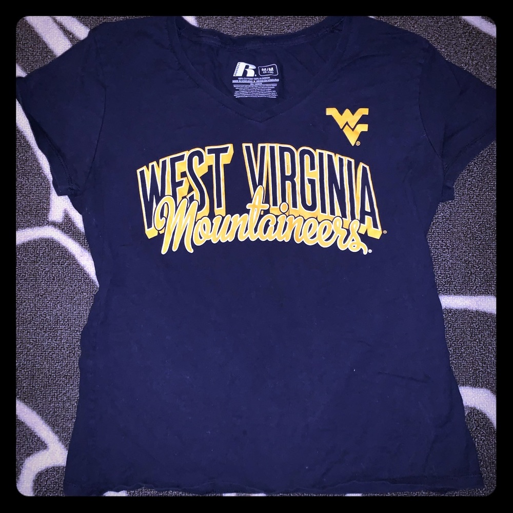 𝘙𝘶𝘴𝘴𝘦𝘭 - WV Mountaineers top 💙 💛